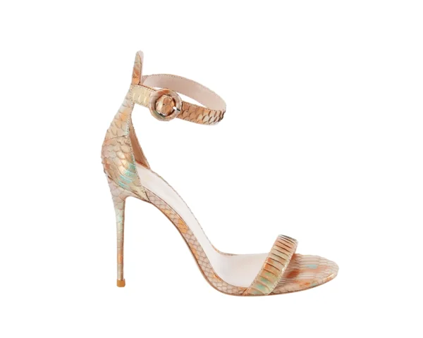JY Golden Phoenix Strip Sandals