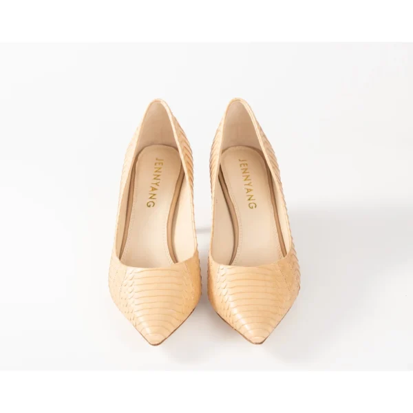 JY Nude Colour Python Leather - Image 2