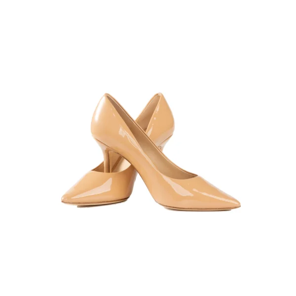 JY Classic Nude Calf Leather Heels