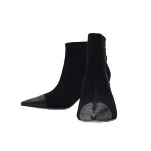 JY Suede + Python Leather Boots