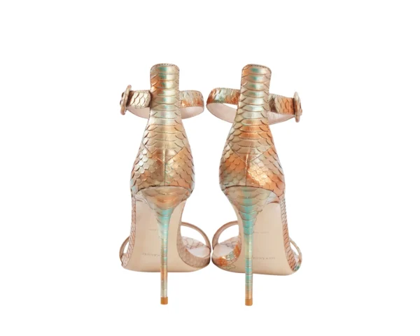 JY Golden Phoenix Strip Sandals - Image 3