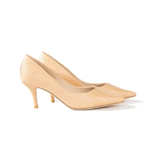 JY Nude Colour Python Leather