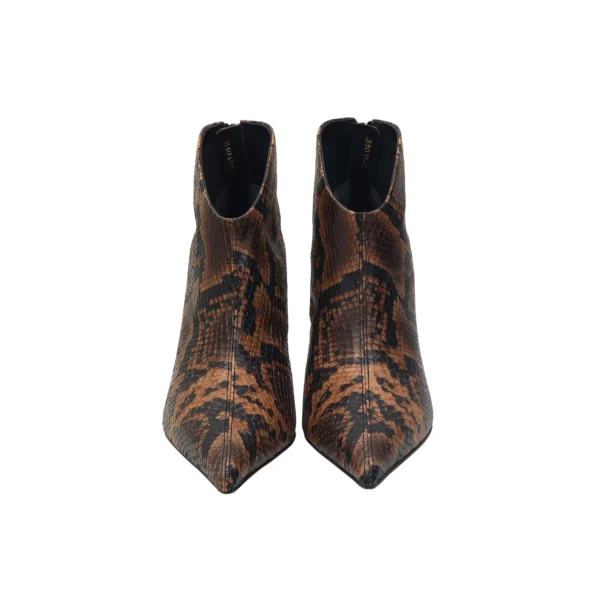 JY Brown Colour Python Boots - Image 2