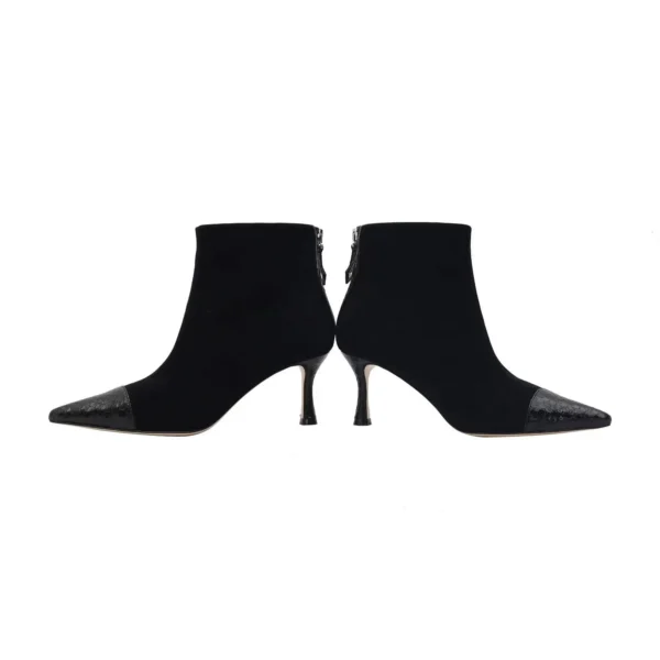 JY Suede + Python Leather Boots - Image 3