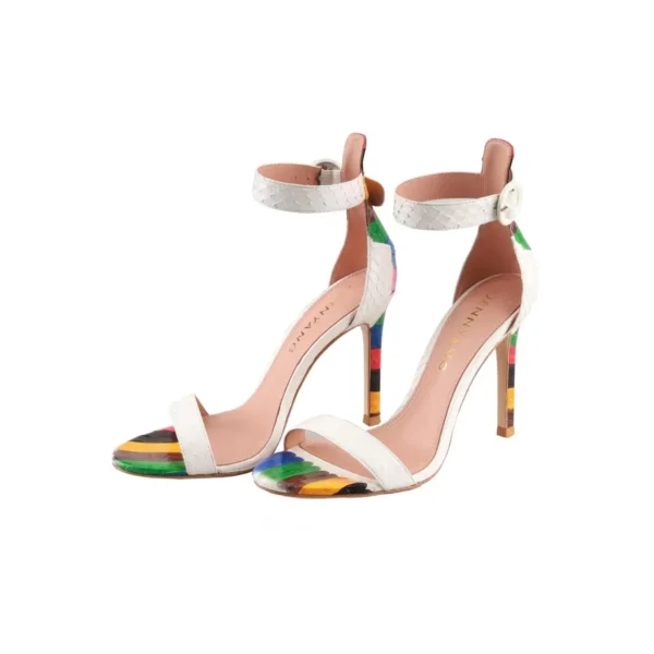 JY White Rainbow Sandals - 图片 3