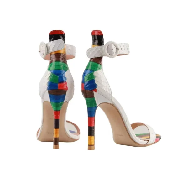JY White Rainbow Sandals - 图片 4